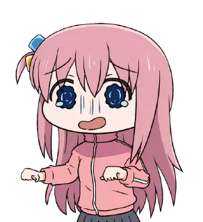 ☃️ emoji Anime Chibi. @Anime_Sticker_noob Telegram sticker 5 of 52
