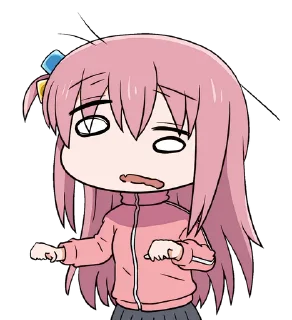☃️ emoji Anime Chibi. @Anime_Sticker_noob Telegram sticker 10 of 52