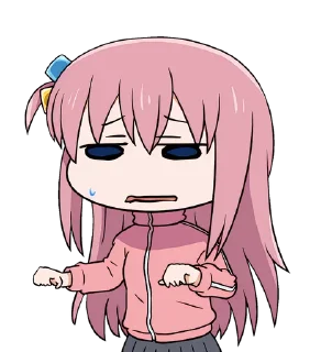 ☃️ emoji Anime Chibi. @Anime_Sticker_noob Telegram sticker 9 of 52