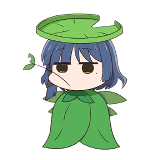 ☃️ emoji Anime Chibi. @Anime_Sticker_noob Telegram sticker 13 of 52