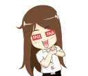 😍 emoji Jenny University Life @tikelku Telegram sticker 19 of 41
