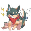 😠 emoji Hello! I'm Izuna. Telegram sticker 17 of 40