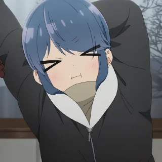 Sticker from Yuru Camp - S3 // @Anime_Sticker_noob