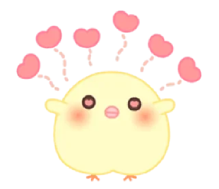 😍 emoji piyochiri | @cutestickers4you Telegram sticker 19 of 34