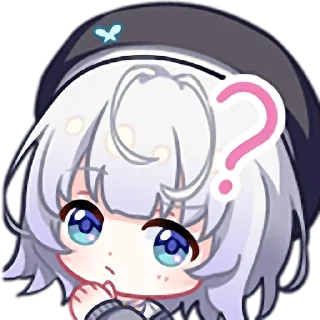 🧐 emoji 雫るる JK.ver Telegram sticker 15 of 25