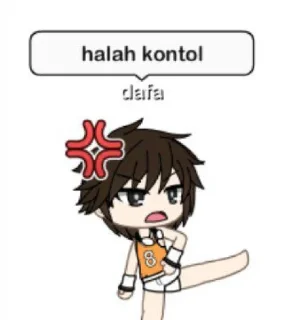 Sticker from gacha life dafa
