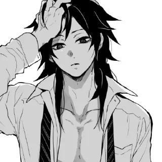 🌊 emoji Giyuu tomioka Telegram sticker 24 of 37