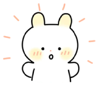 🤩 emoji Soft Bunny  | @cutestickers4you Telegram sticker 14 of 24