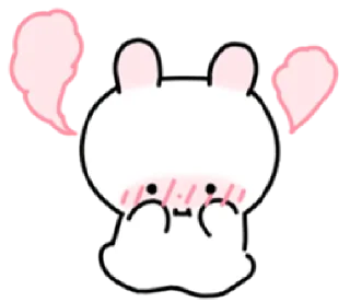 ☺️ emoji Soft Bunny  | @cutestickers4you Telegram sticker 10 of 24