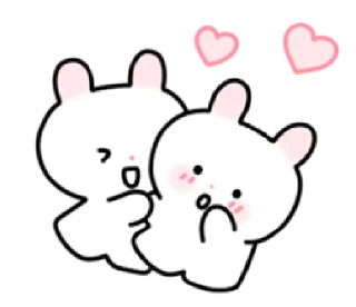 😜 emoji Soft Bunny  | @cutestickers4you Telegram sticker 13 of 24