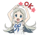 👌 emoji @tikelmu Anohana Telegram sticker 6 of 41