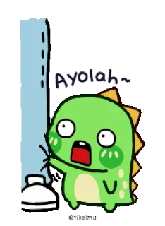 😋 emoji Chobosaurus! @tikelmu Telegram sticker 6 of 9