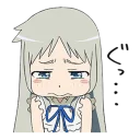 😢 emoji @tikelmu Anohana Telegram sticker 14 of 41