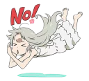 😤 emoji @tikelmu Anohana Telegram sticker 7 of 41
