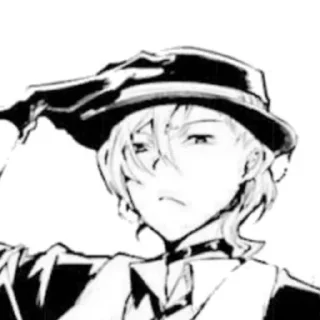 🍥 emoji Nakahara chuuya Telegram sticker 10 of 22