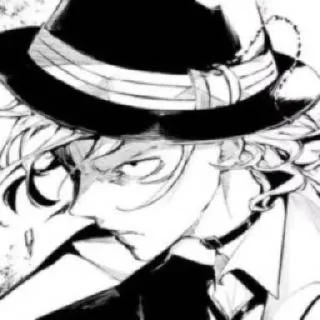 🍥 emoji Nakahara chuuya Telegram sticker 20 of 22