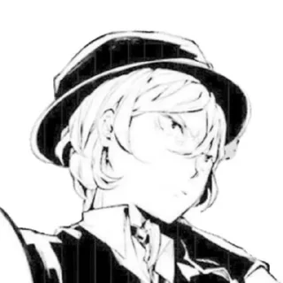 🍥 emoji Nakahara chuuya Telegram sticker 9 of 22