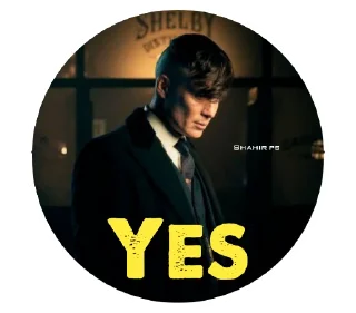 😇 emoji Tommy Shelby @Shahir_ps Telegram sticker 24 of 27