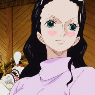 😳 emoji nico robin`letta Telegram sticker 12 of 39