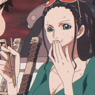 🤭 emoji nico robin`letta Telegram sticker 15 of 39