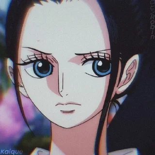 🙃 emoji Nico Robin × Vellyne Telegram sticker 9 of 25