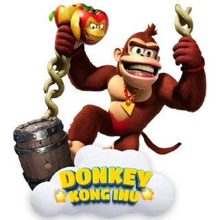 😍 emoji Donkey Kong Inu Telegram sticker 11 of 20