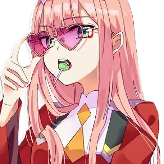 Sticker from Zero two