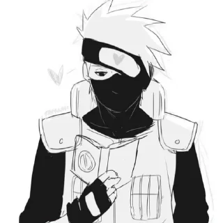 ✖️ emoji Hatake Kakashi Telegram sticker 8 of 25