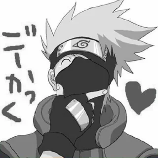 ✖️ emoji Hatake Kakashi Telegram sticker 9 of 25