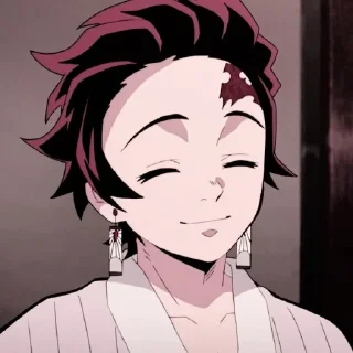 🏮 emoji Tanjiro Kamado 𔓕 @StikerAnimee Telegram sticker 24 of 50