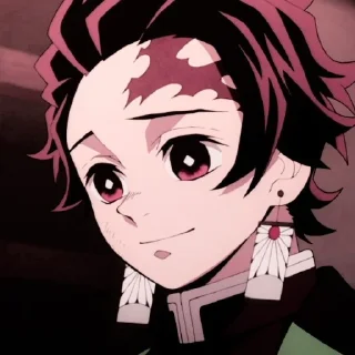 🏮 emoji Tanjiro Kamado 𔓕 @StikerAnimee Telegram sticker 12 of 50
