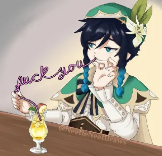 🤡 emoji Genshin Meme Telegram sticker 8 of 120