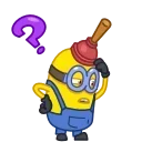 🤔 emoji Minions (@istackme) Telegram sticker 24 of 25