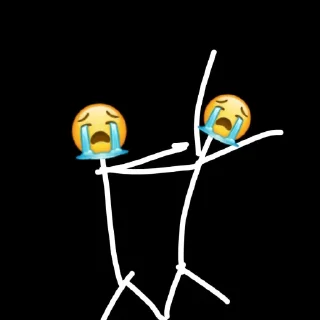 🥴 emoji stikmen nangis punya vaken Telegram sticker 12 of 34