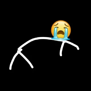 🕴 emoji stikmen nangis punya vaken Telegram sticker 22 of 34