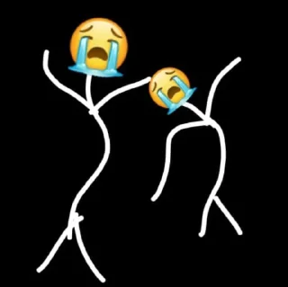 🧞‍♀ emoji stikmen nangis punya vaken Telegram sticker 24 of 34