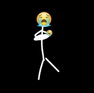 🚼 emoji stikmen nangis punya vaken Telegram sticker 14 of 34