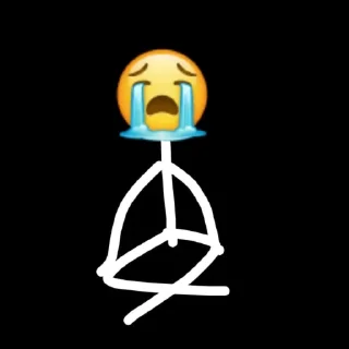 ❗ emoji stikmen nangis punya vaken Telegram sticker 16 of 34