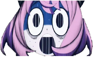 😱 emoji Anya 💜 @cutelovestickers Telegram sticker 7 of 37