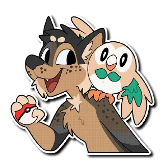 😃 emoji @Tiderace & Ollie Telegram sticker 20 of 120