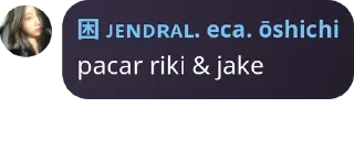 Sticker from eca lucu pacar riki