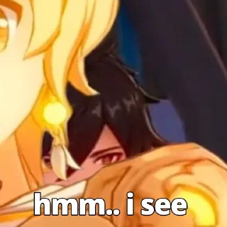 🤨 emoji Genshin memes Telegram sticker 20 of 100