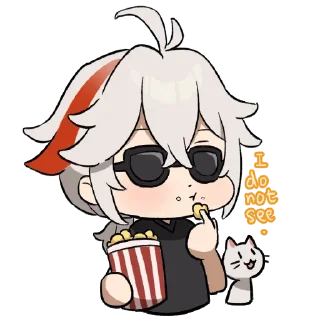 😎 emoji Genshin memes Telegram sticker 19 of 100