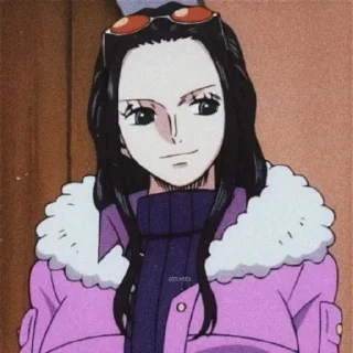 ☎ emoji Nico robin by @Y0NIGU Telegram sticker 7 of 31