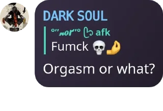 ♌ emoji Dark soul Telegram sticker 12 of 46
