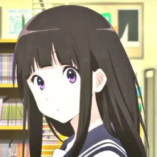🎀 emoji Chitanda Eru:: @delladairy Telegram sticker 24 of 65