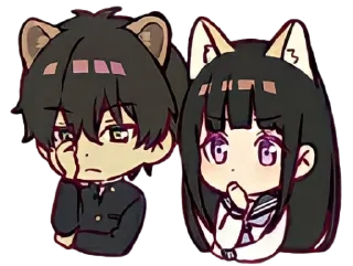 🤔 emoji Eru chitanda @animestickerchannel Telegram sticker 7 of 50
