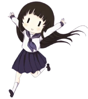 😁 emoji Eru chitanda @animestickerchannel Telegram sticker 15 of 50