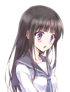 😳 emoji Eru chitanda @animestickerchannel Telegram sticker 19 of 50