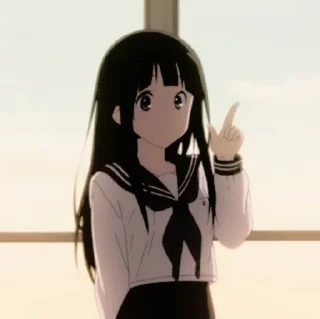🥺 emoji chitanda eru @TikelAnimeXixixi Telegram sticker 18 of 20